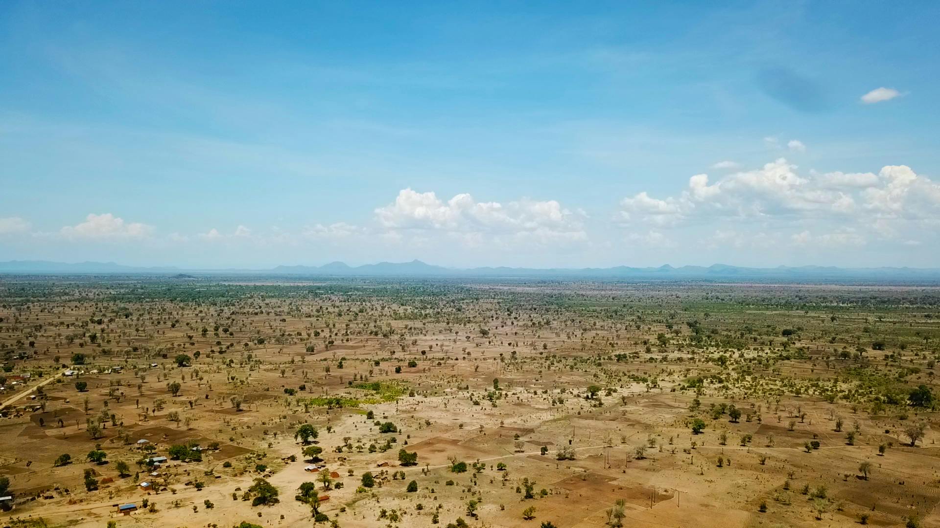 Arid landscape in Africa